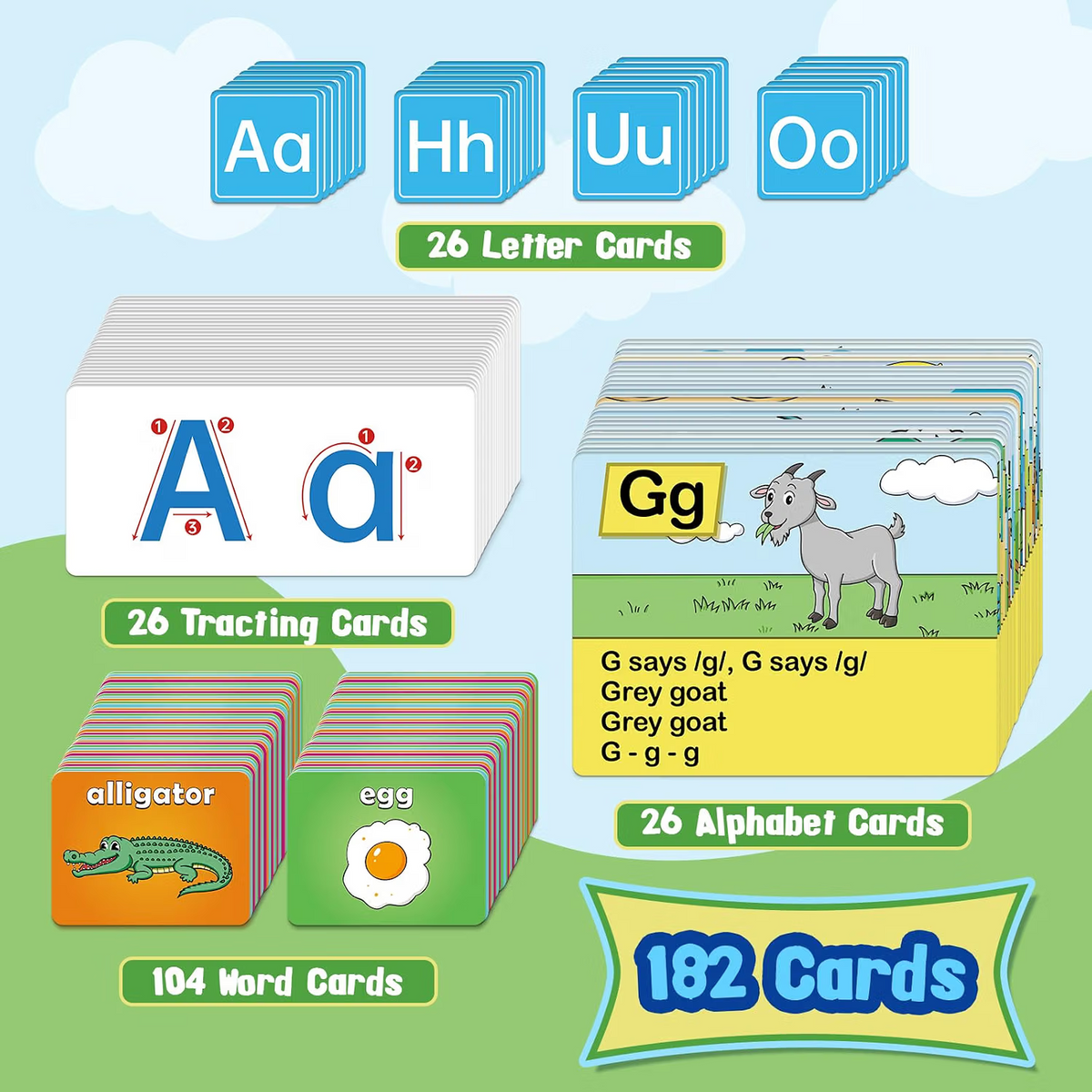 Alphabet Learning Pocket Wall Chart
