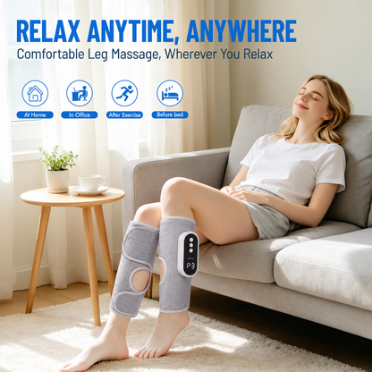 Wireless Air Compression Leg Massager with Heat